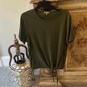 Lilla P Olive Green Women's Top